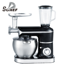 Novo design 3 em 1 batedor de ovos liquidificador de alimentos misturador top stand mixer para assar família